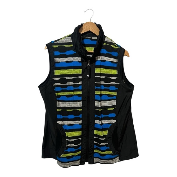 Frank Walder Vest Women's Plus Size 16 Full Zipper Sweater Pockets Casual - Picture 1 of 4